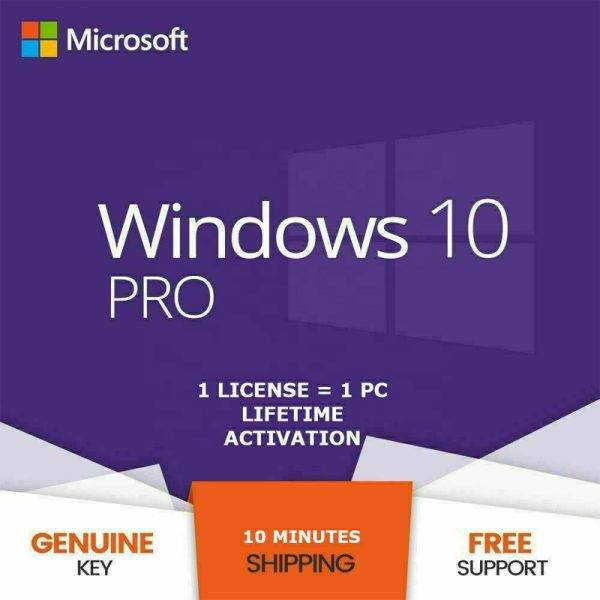 windows 10 pro retail key only
